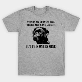 Military Veteran Labrador Service Dog T-Shirt